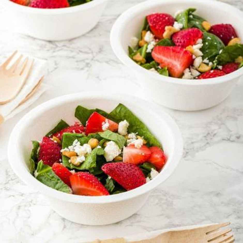 Vinay Trading Disposable Bagasse Bowl - 180 ml Combo