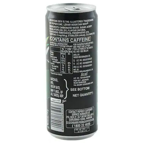 Mountain Dew Lemon Soft Drink