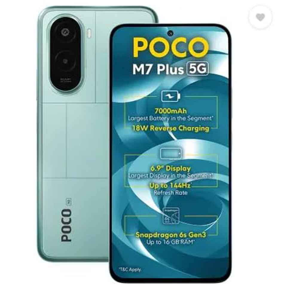 Poco M7 Plus | 4GB RAM | 128GB Storage | Blue