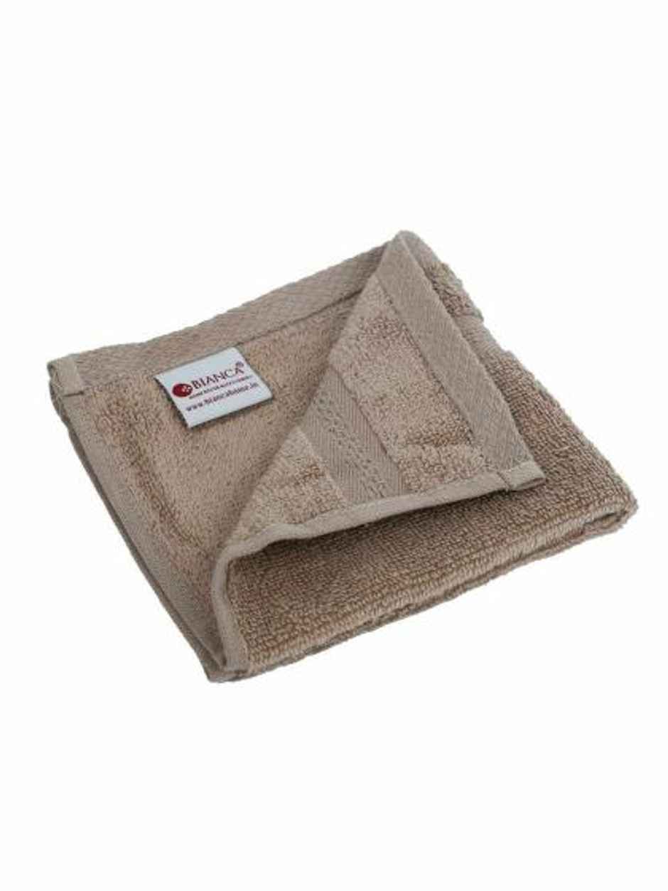 Bianca Face Towel Soft Beige | 500 GSM | - 30cm x 30cm | Pack of 4
