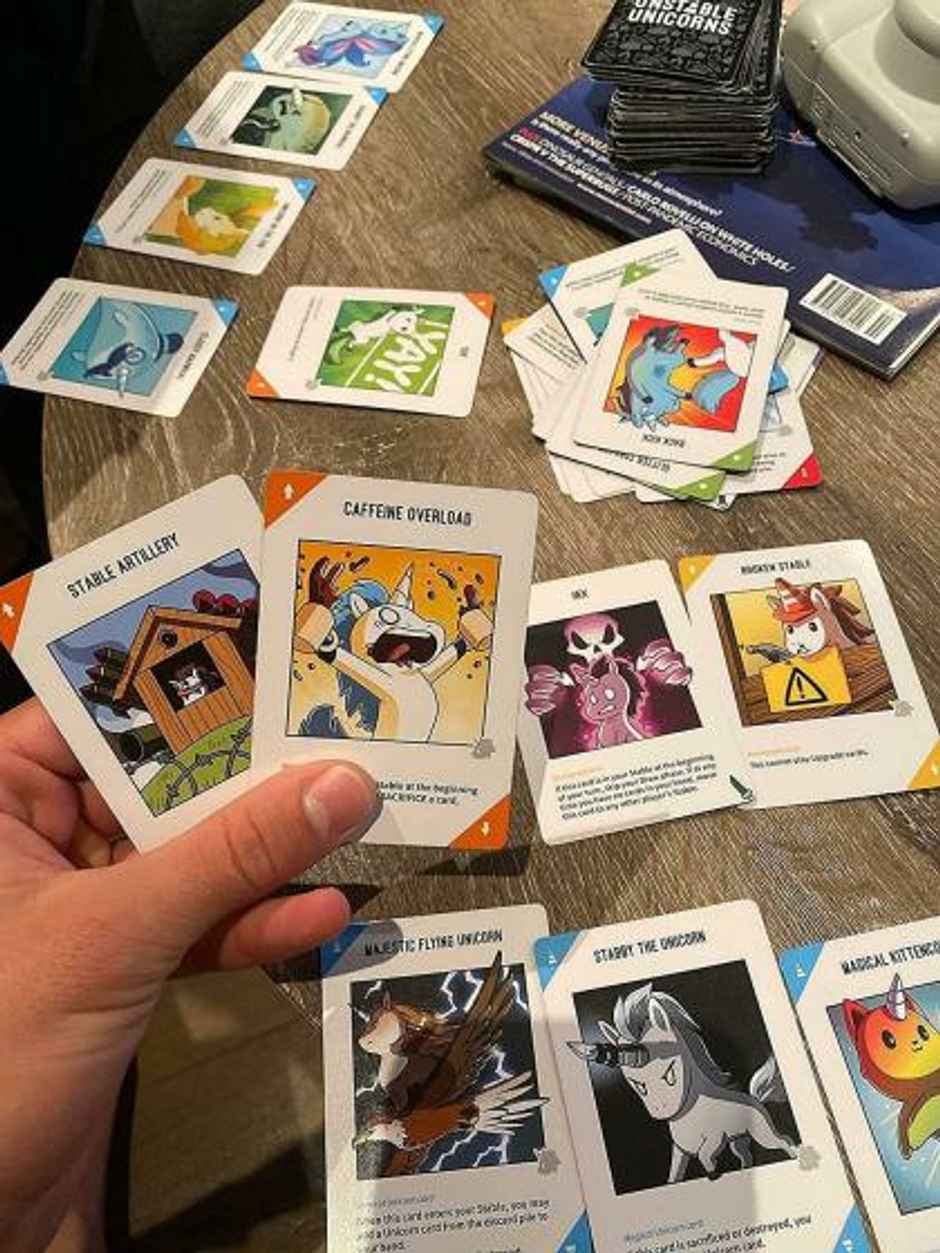 Awestuffs Unstable Unicorns Card Game Party Play Cards A Card Game for Kids Children