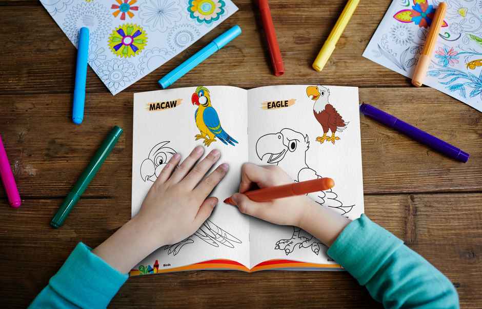 My First Copy To Colour - Birds | Easy Colouring Book for Nursery Kids | Colouring Pages for Kids