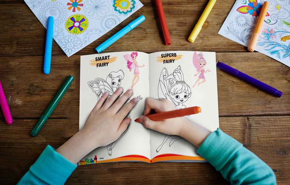 My First Copy To Colour - Fairy & Princess | Easy Colouring Book | Colour Book for Toddlers