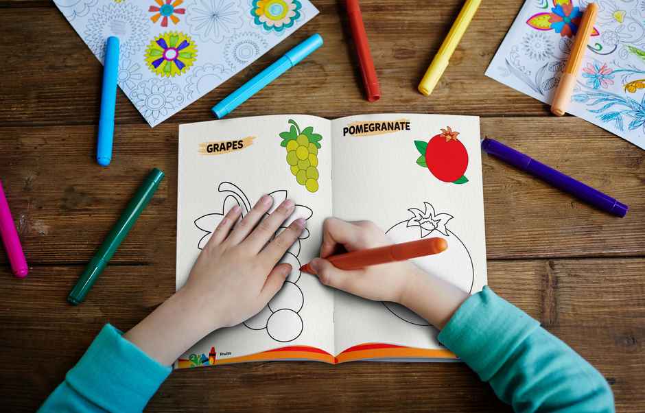 My First Copy To Colour - Fruits | Beginner Colouring Book | Colouring Book for Toddlers