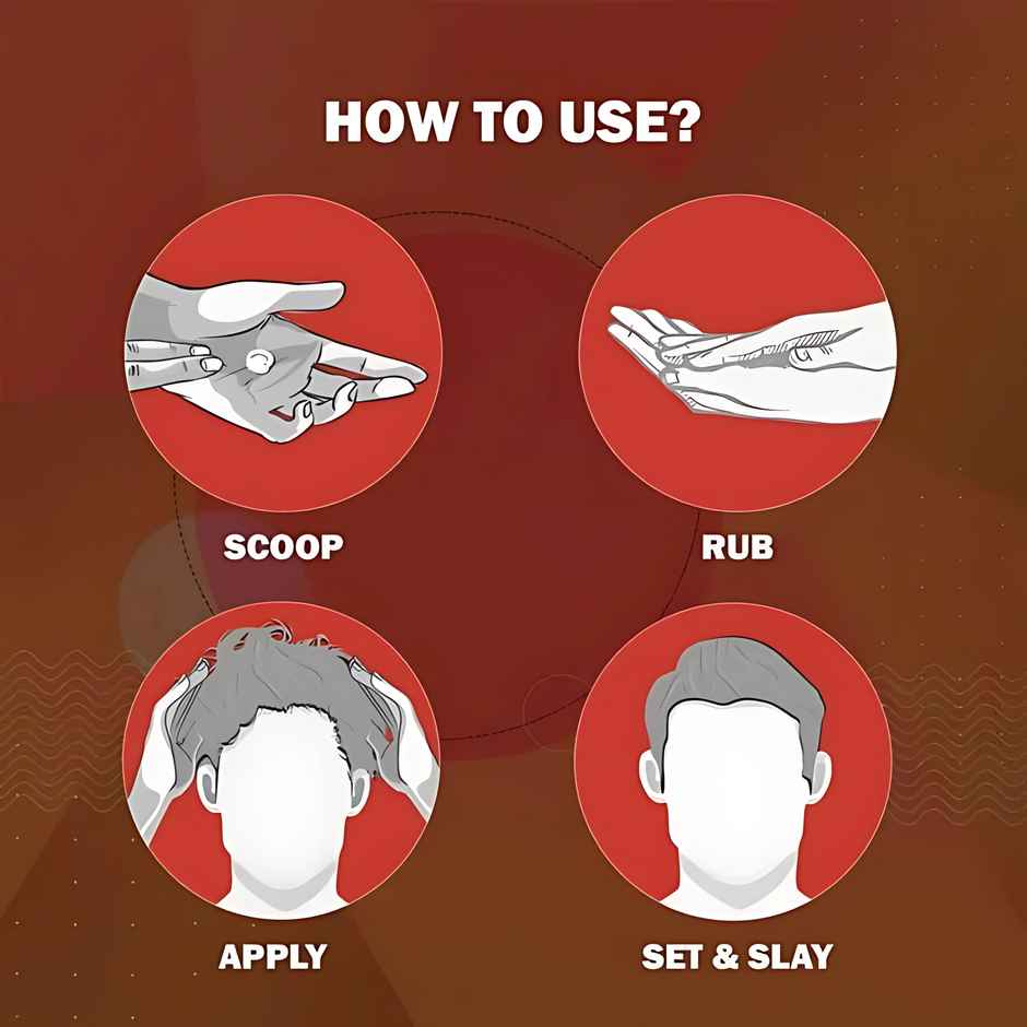 Set Wet Glaze Hair Wax For Men, Shine Look, Strong Hold