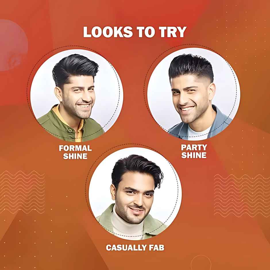 Set Wet Glaze Hair Wax For Men, Shine Look, Strong Hold