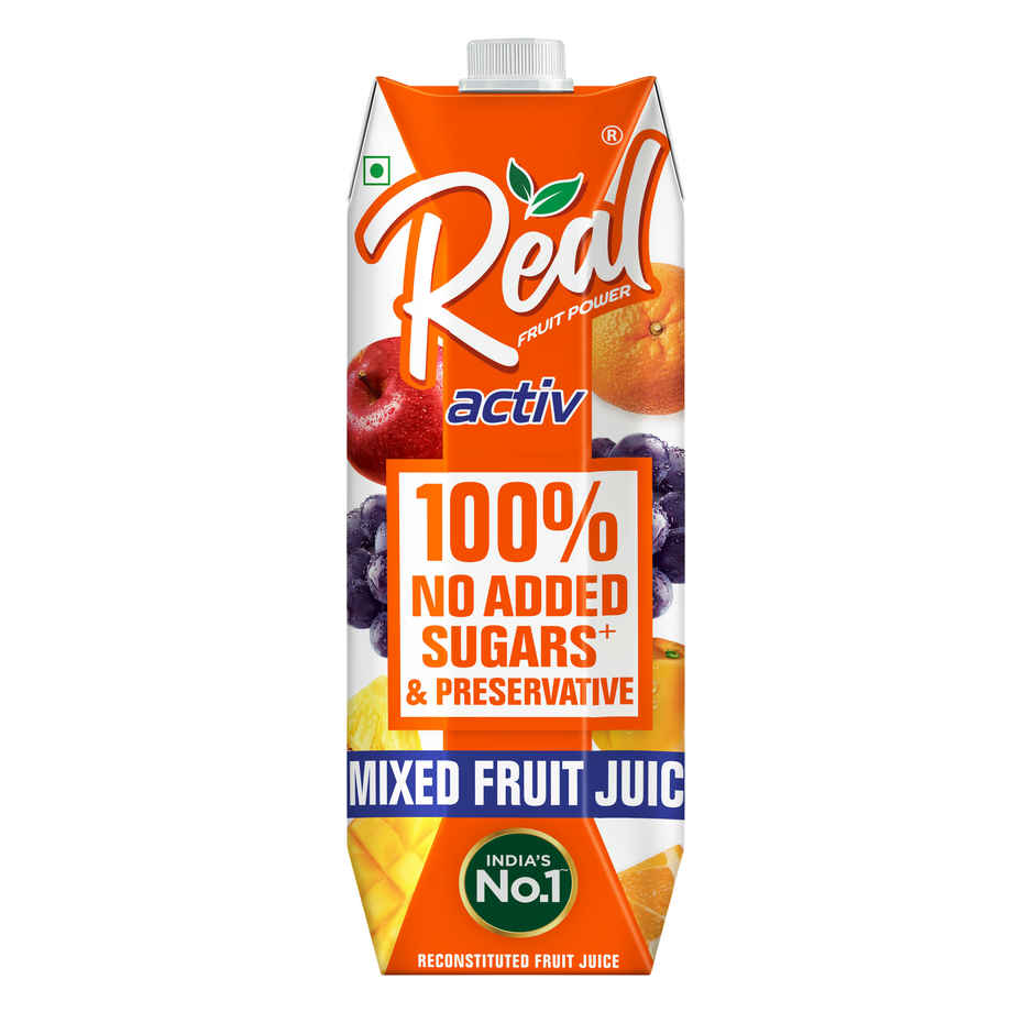 Real Activ Mixed Fruit Juice | No Added Sugars & Preservatives