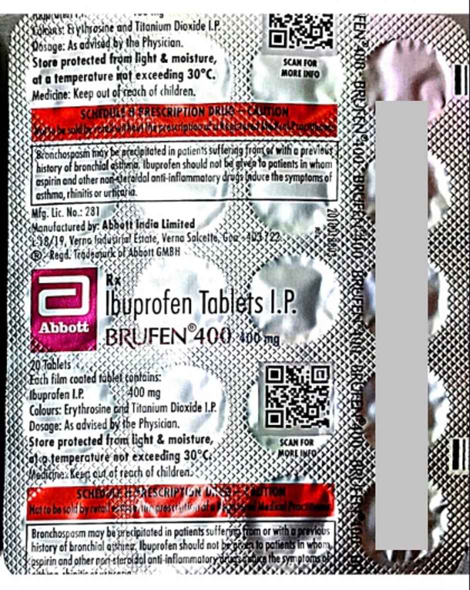 Brufen 400 Tablet
