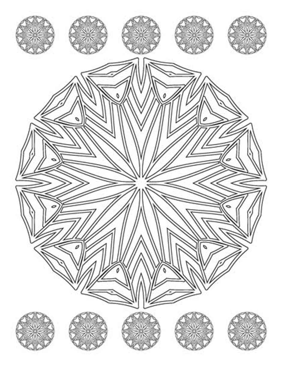 Dreamland Mandala Colouring Book for Kids | Age 6 Plus
