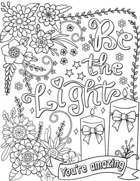 Motivation - Colouring Book for Adults
