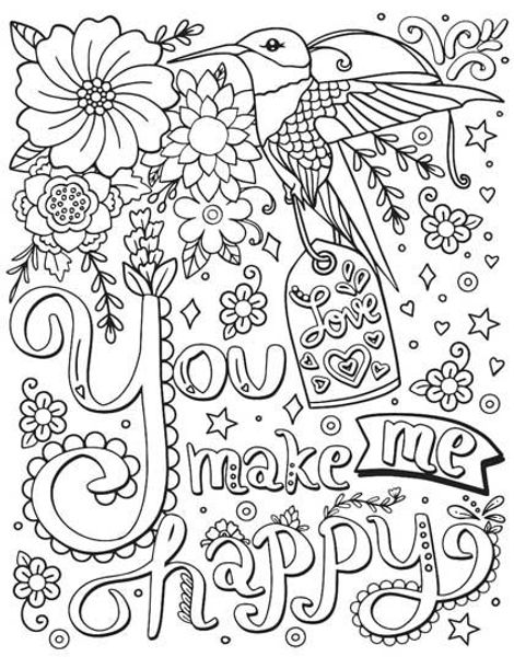 Motivation - Colouring Book for Adults