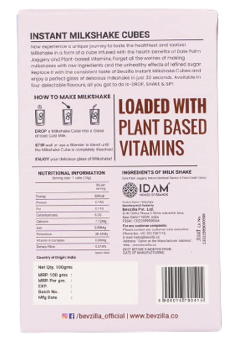 Bevzilla 10 Instant Milkshake Cubes |Assorted Flavours
