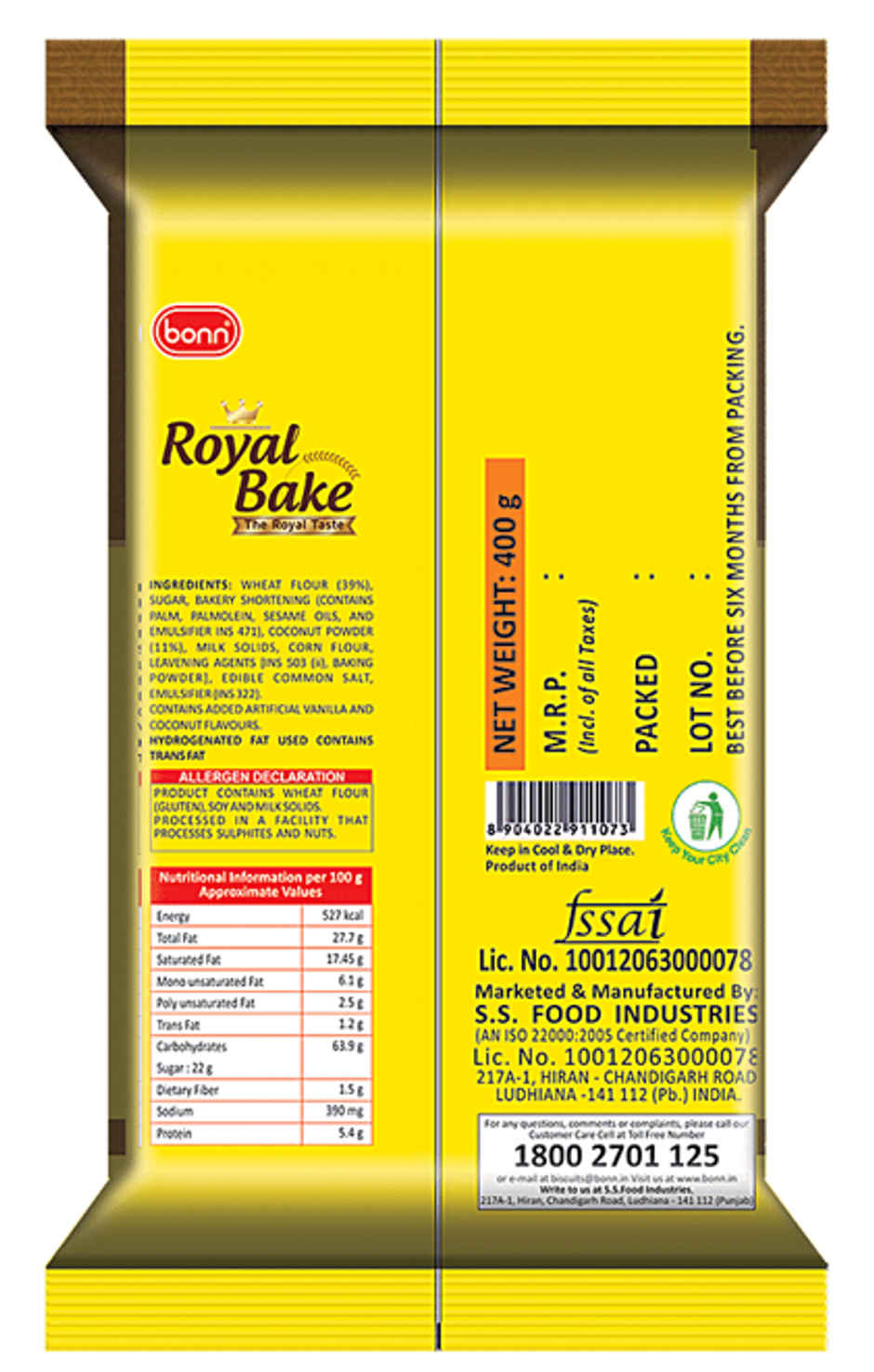 Bonn Royal Bake Coconut Cookies