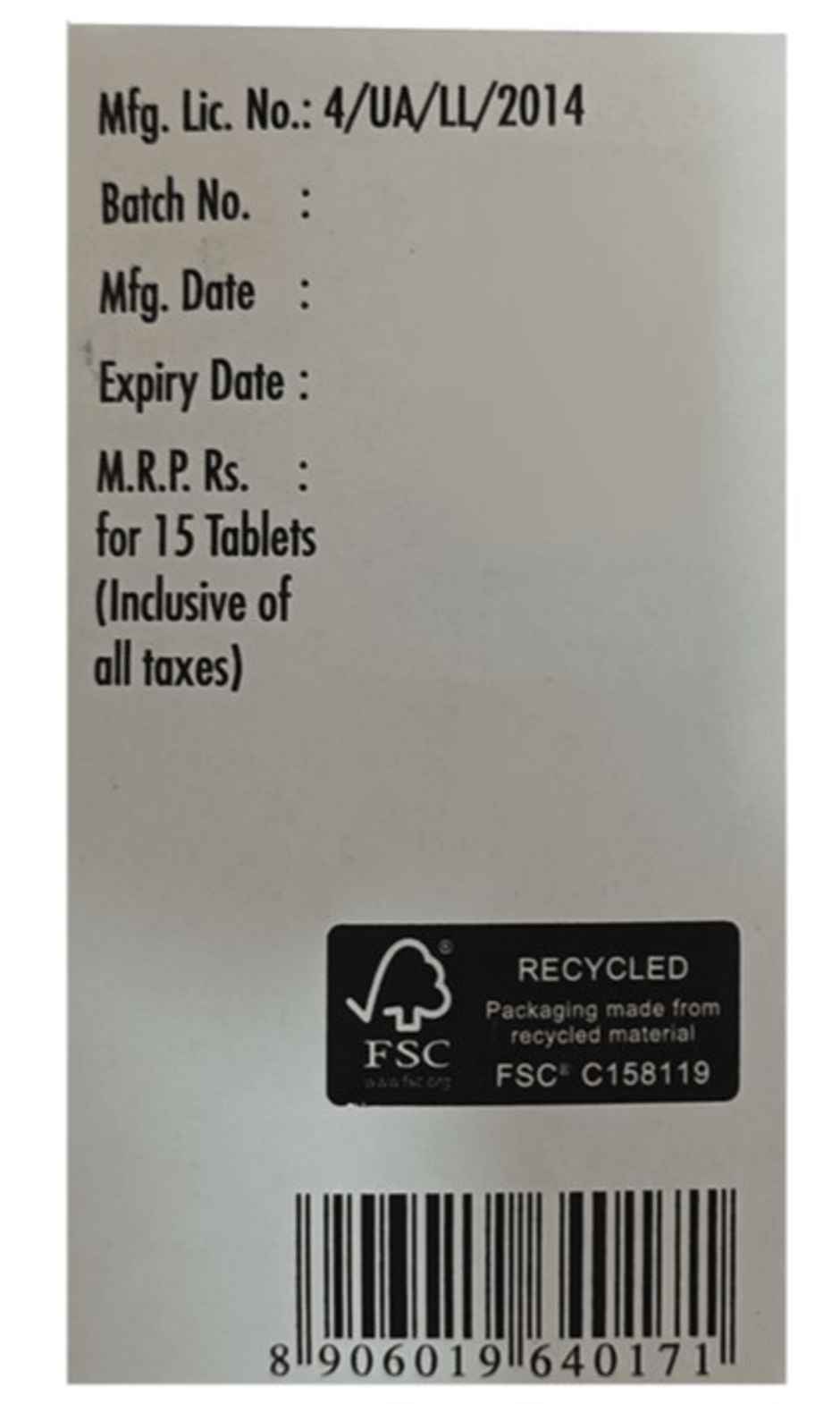 Epilex Chrono 200 Eazy Glide Tablet CR