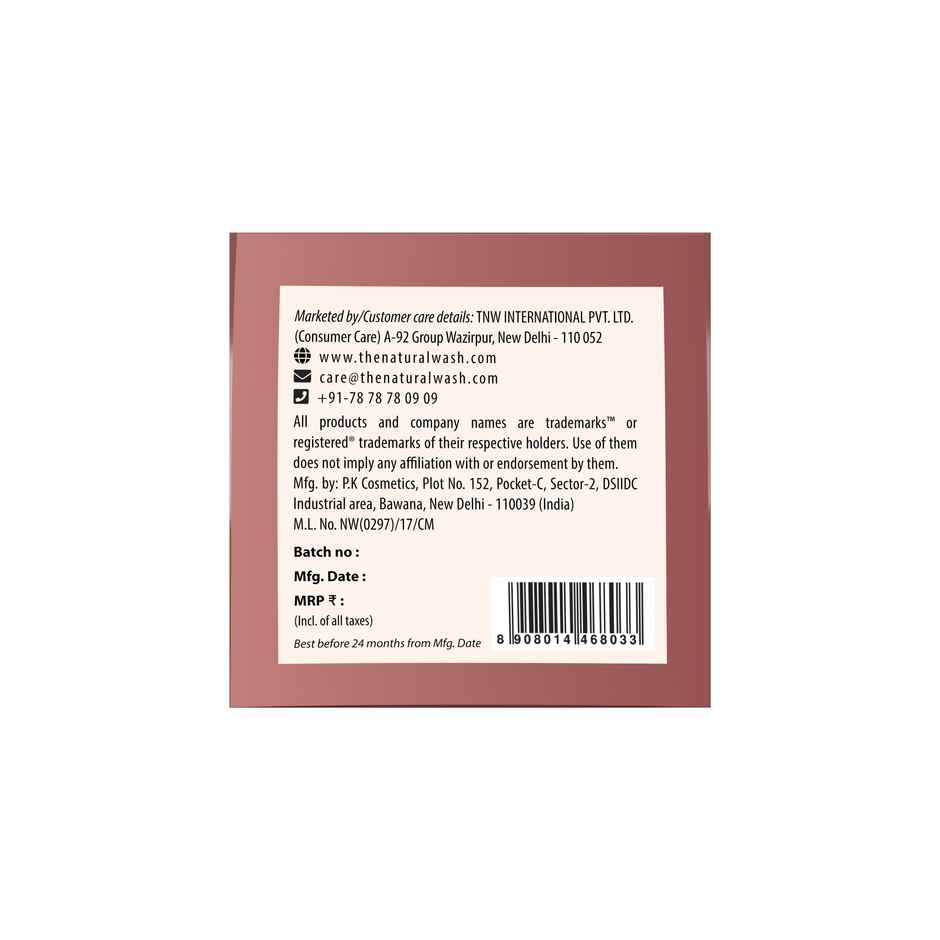 TNW The Natural Wash Lip Lightening Exfoliating Lip Scrub Balm for Tanned Darkened Lips