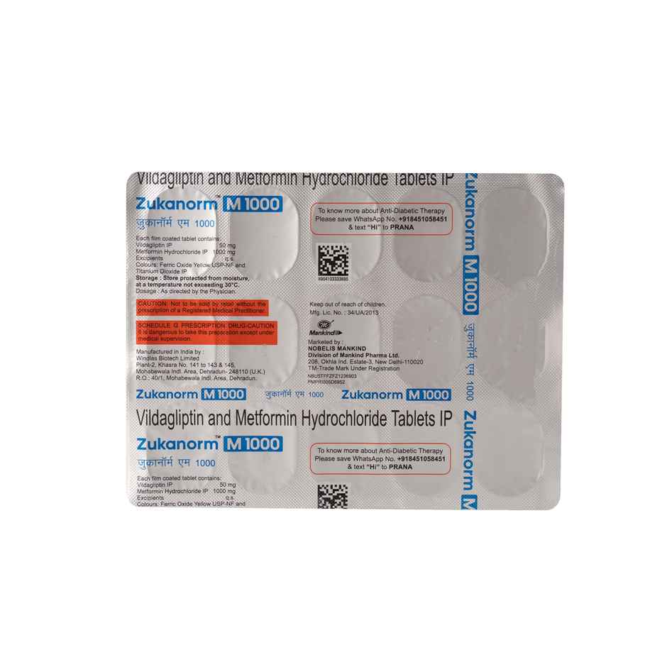 Zukanorm M 1000 Tablet