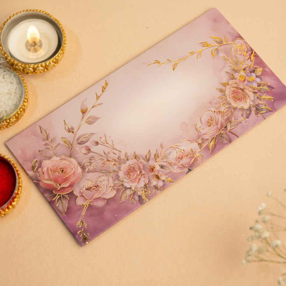 Floral Elegance Shagun Envelope | Picfest