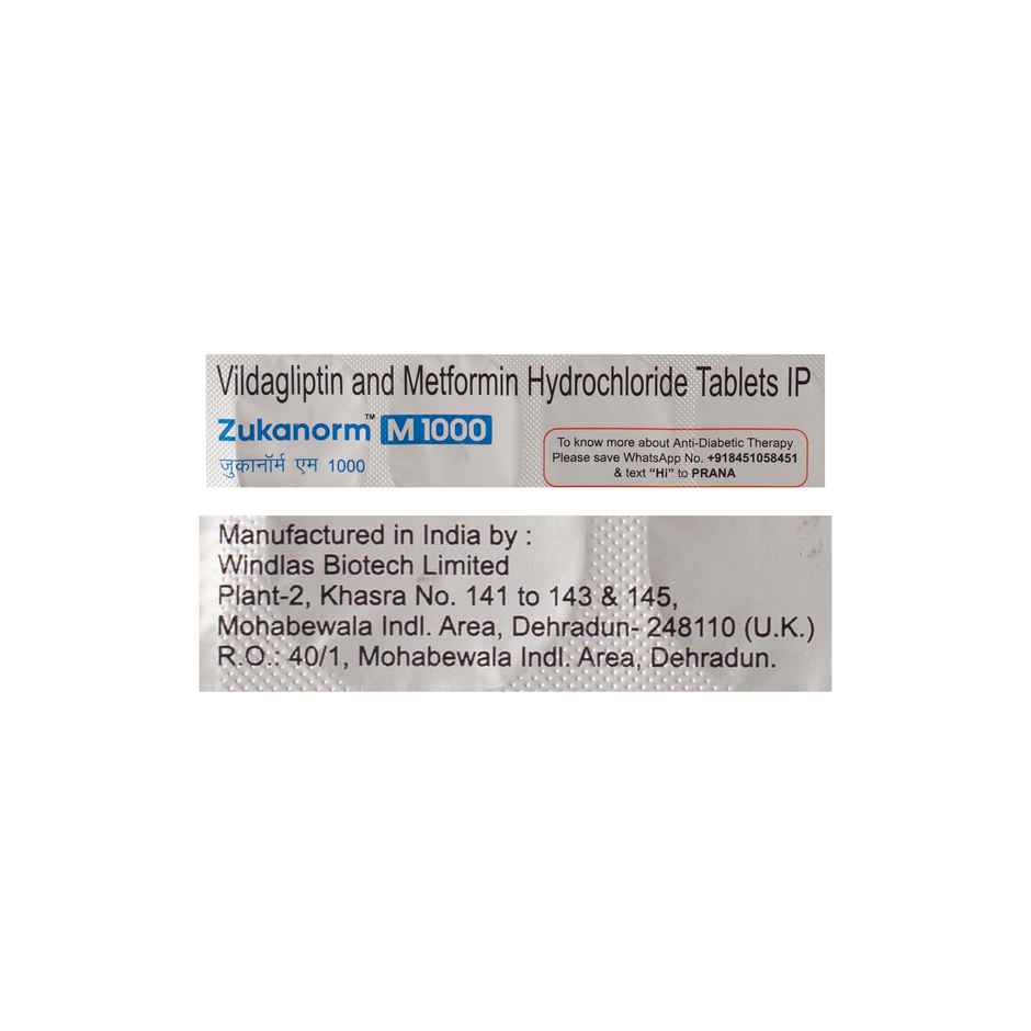 Zukanorm M 1000 Tablet