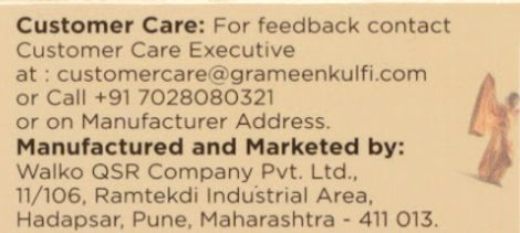 Grameen Mango Kulfi Ice Cream Stick