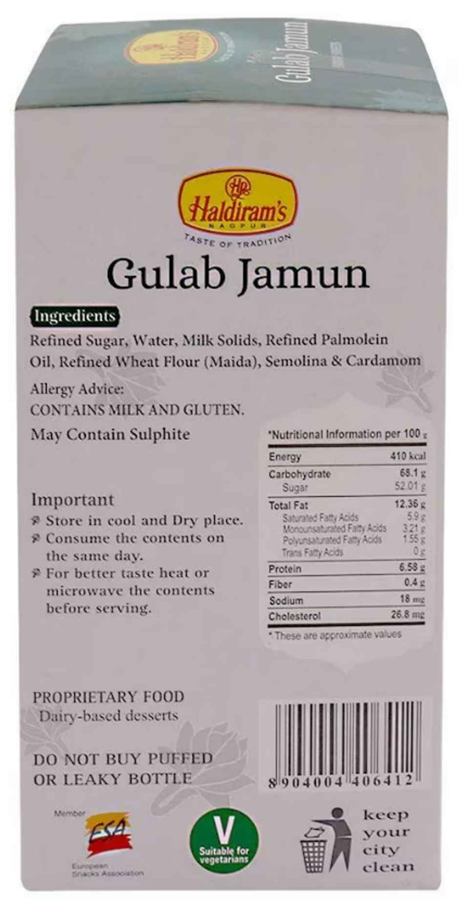 Haldiram's Gulab Jamun | Authentic Indian Sweet