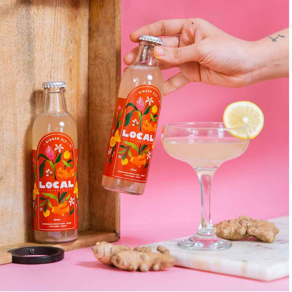 Local All Natural Soda Ginger Ale