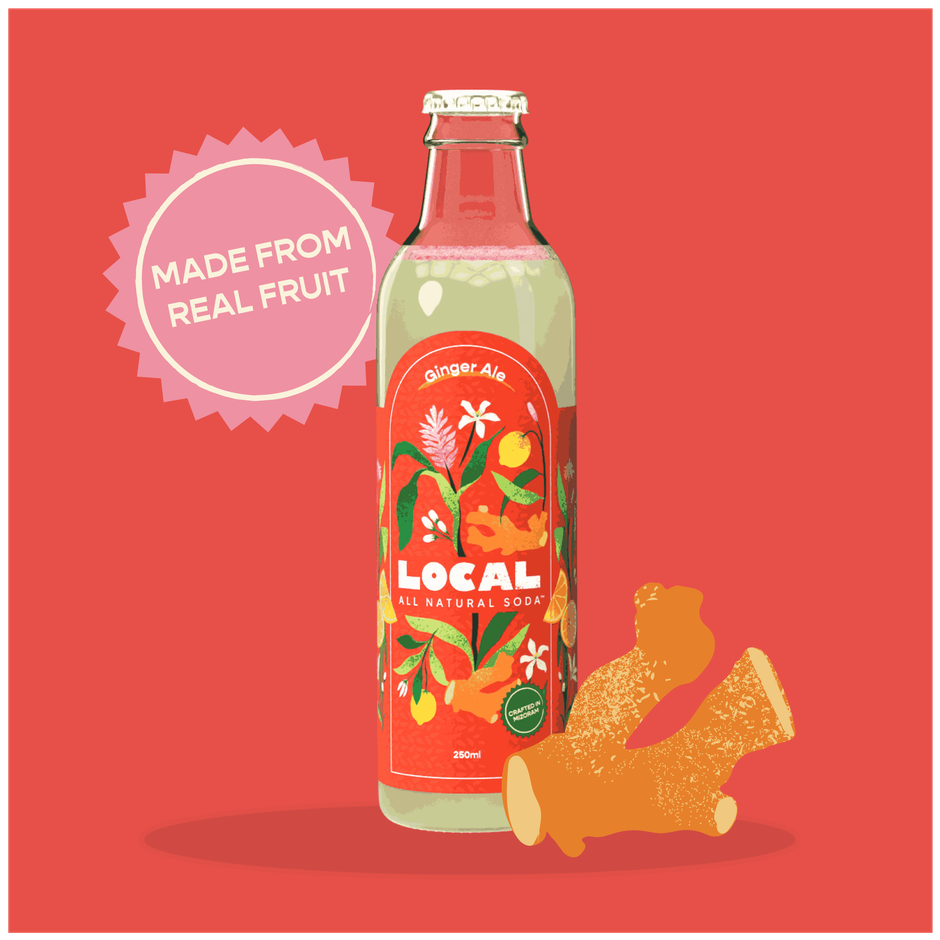 Local All Natural Soda Ginger Ale