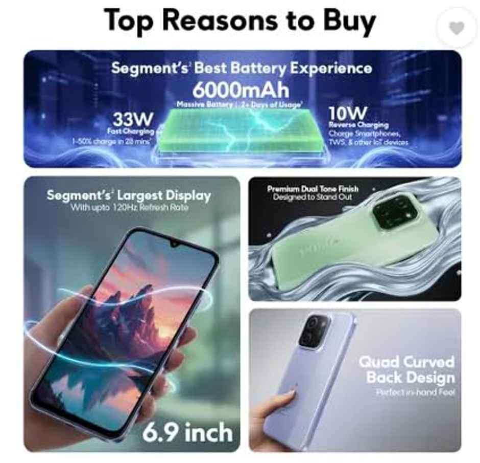 POCO C85 | 4GB RAM | 128GB Storage | Mystic Purple