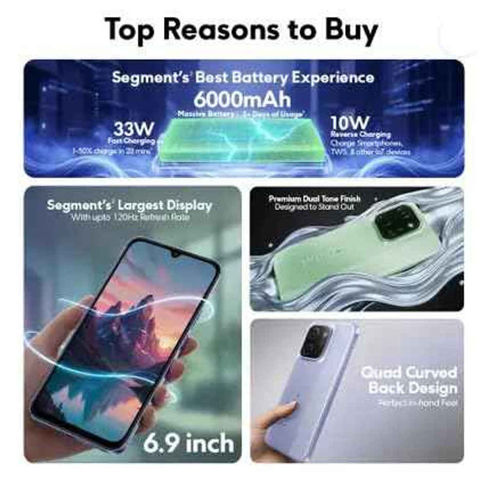 POCO C85 5G Spring Green | 6GB RAM | 128GB ROM