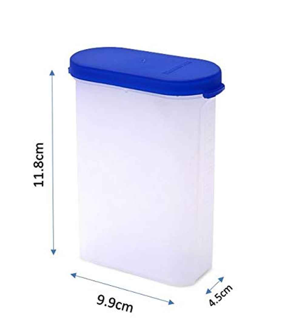 Mahaware Modular Mini Space Saver | Fridge safe Container | 275ml (Set of 12) (Blue)