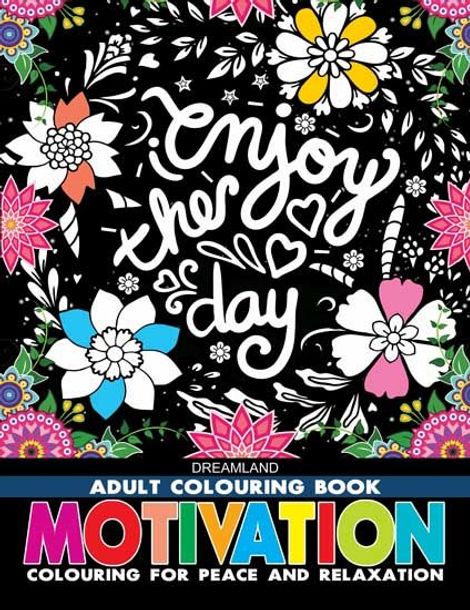 Motivation - Colouring Book for Adults