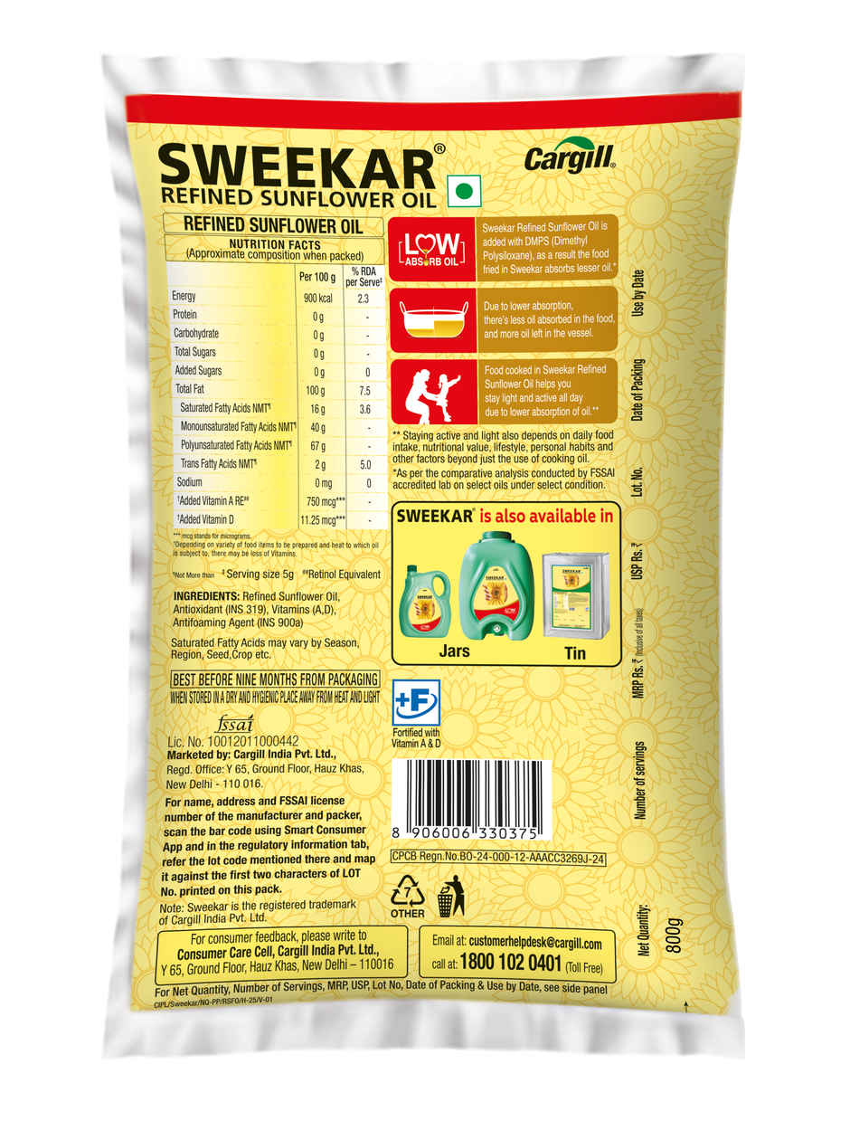 Sweekar Refined Sunflower