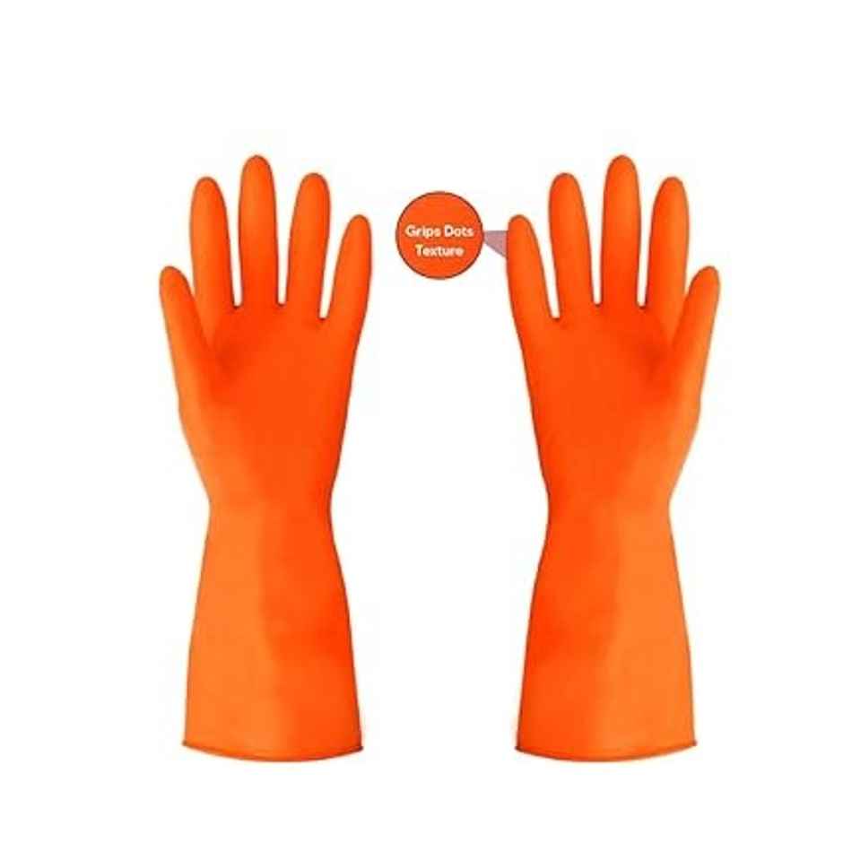 Robustt Rubber Gloves | Orange