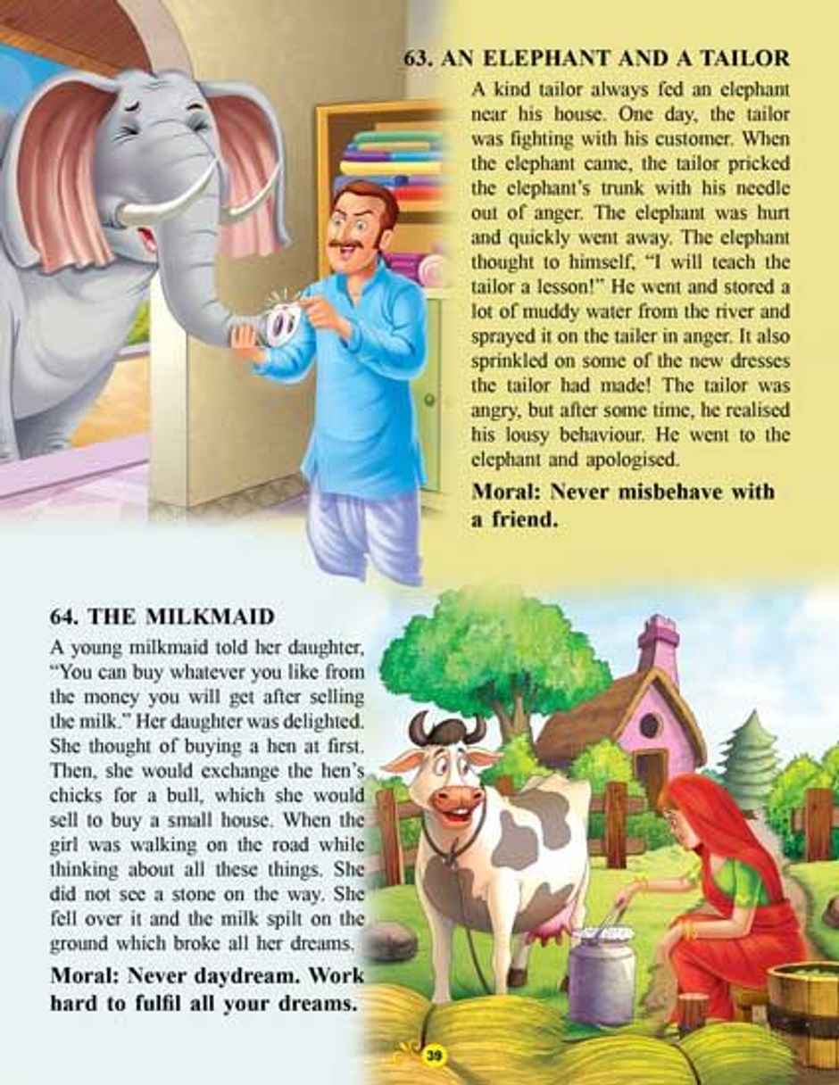101 Panchtantra Stories | Short Stories with Colourful Pictures - Bedtime Children Story Book