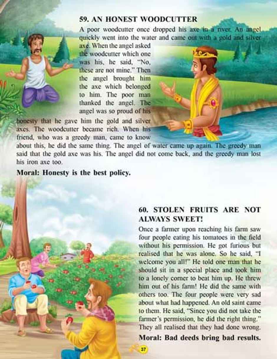 101 Panchtantra Stories | Short Stories with Colourful Pictures - Bedtime Children Story Book