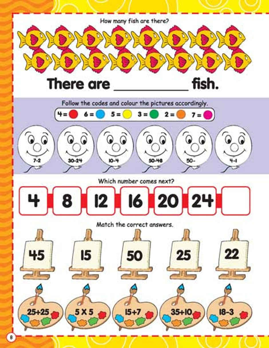 365 Math Activity Book for kids|Fun Math Exercises For Children With Interactive Activities Book