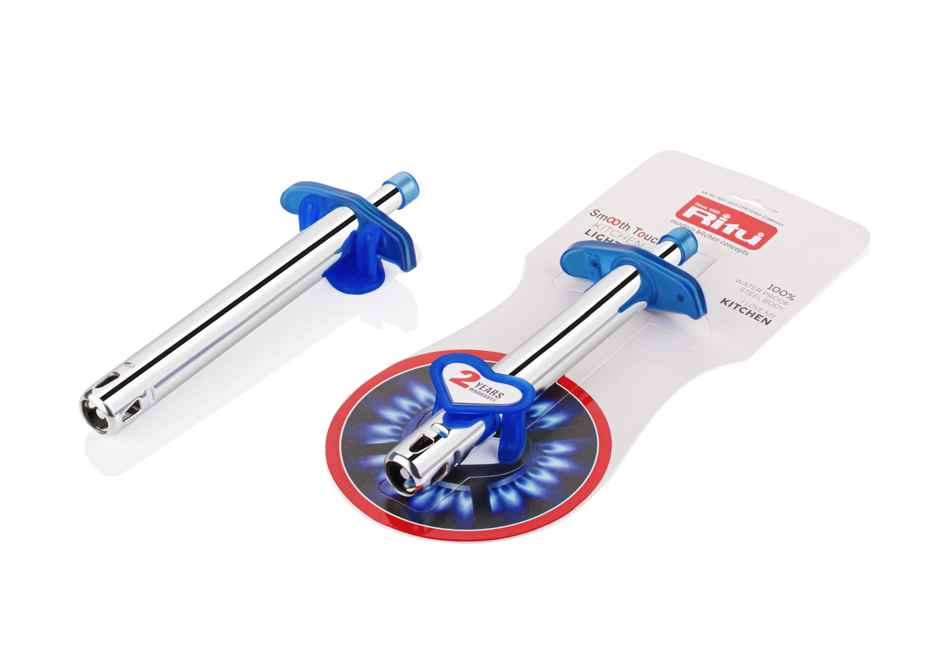 Ritu Gas Stove Lighter with Hanging Stand | Colour May Vary