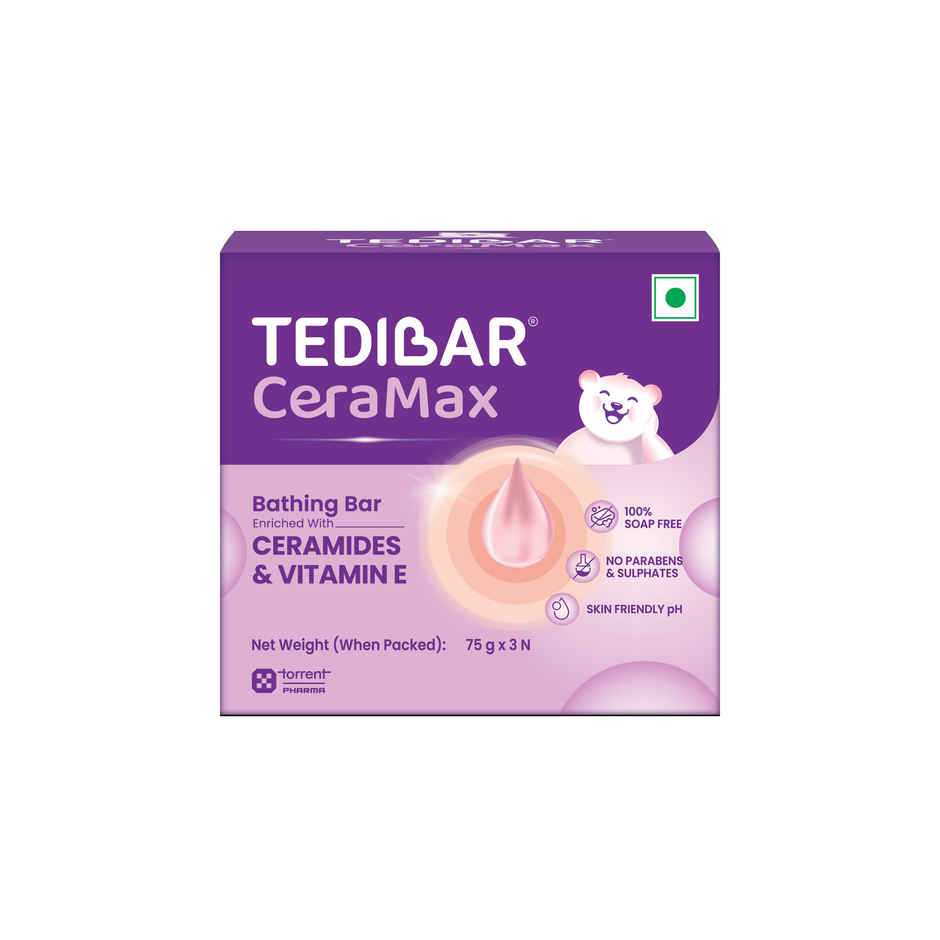 Tedibar Family Ceramax Bathing Bar | Enriched with Ceramides & Vitamin E