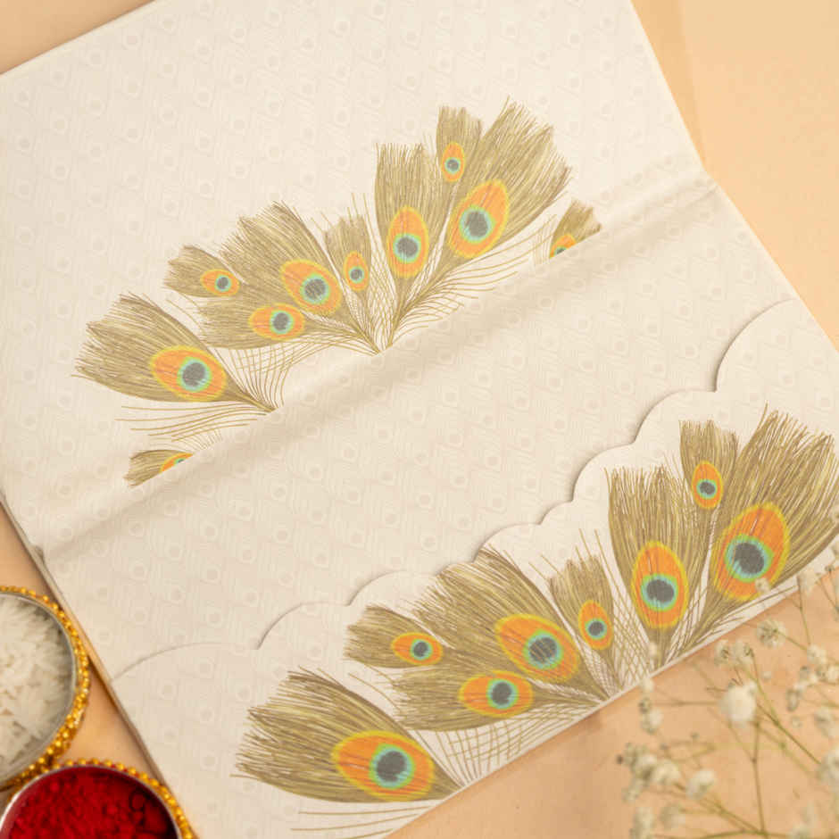 Diacraft Royal Peacock Padded Money Envelope | Pichai