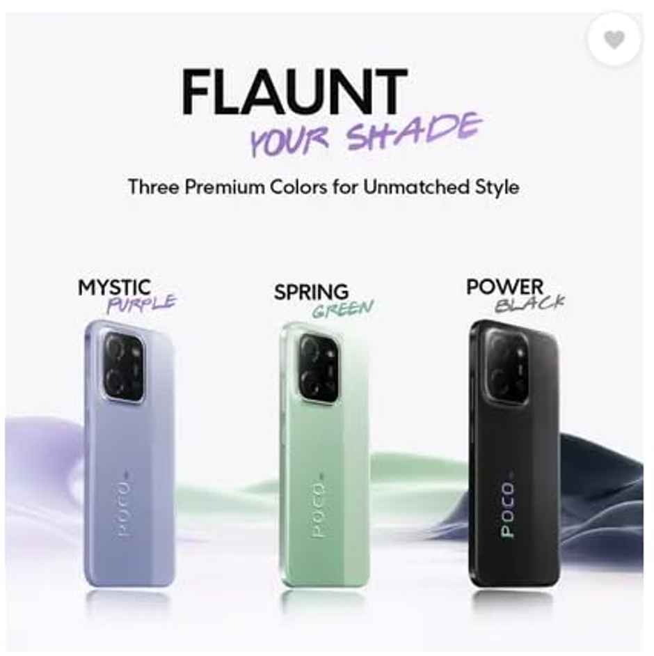 POCO C85 | 4GB RAM | 128GB Storage | Mystic Purple