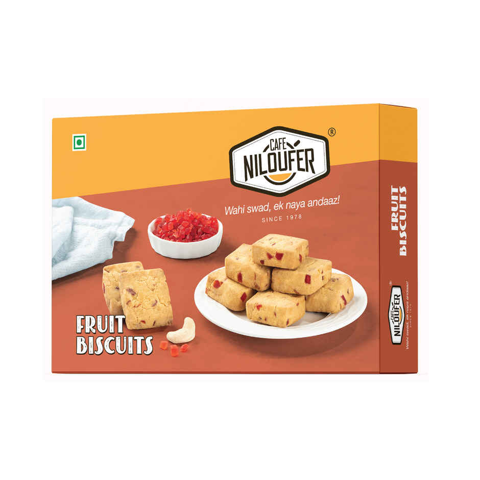 Cafe Niloufer Fruit Biscuits Rich in Tutti-Frutti & Crunchy Cashews