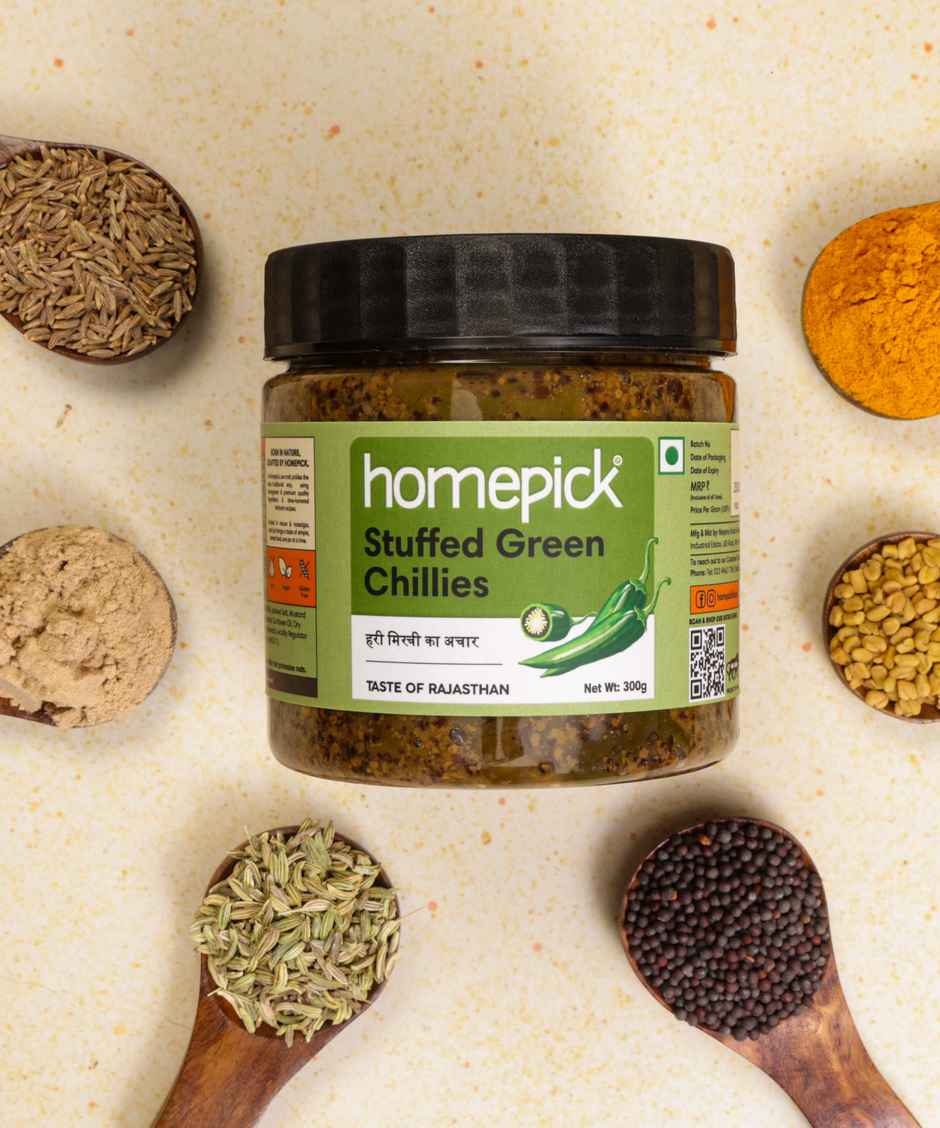 Homepick Stuffed Green Chillies
