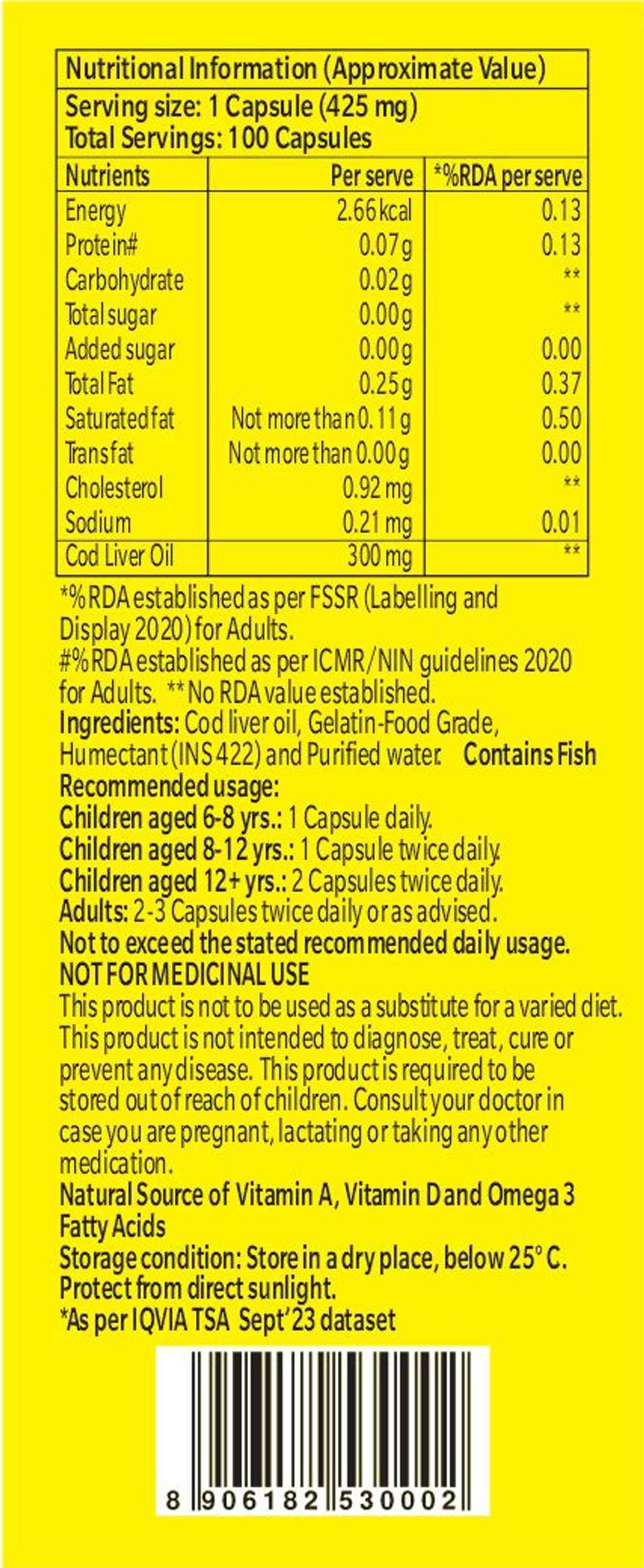Seacod - Cod Liver Oil Capsules