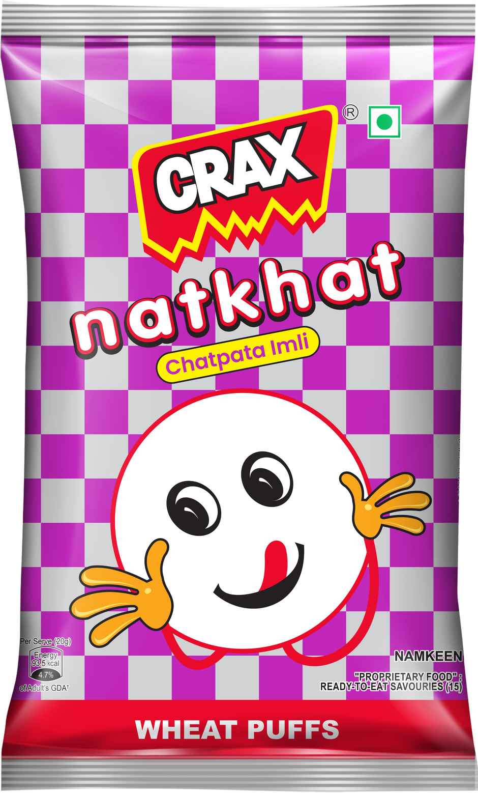 Crax Natkhat Chatpata Imli Wheat Puffs