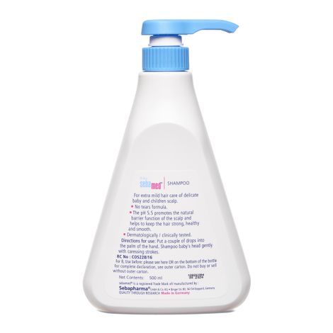 Baby Sebamed Shampoo | pH 5.5 | Ideal for Newborn's delicate scalp | No Tears