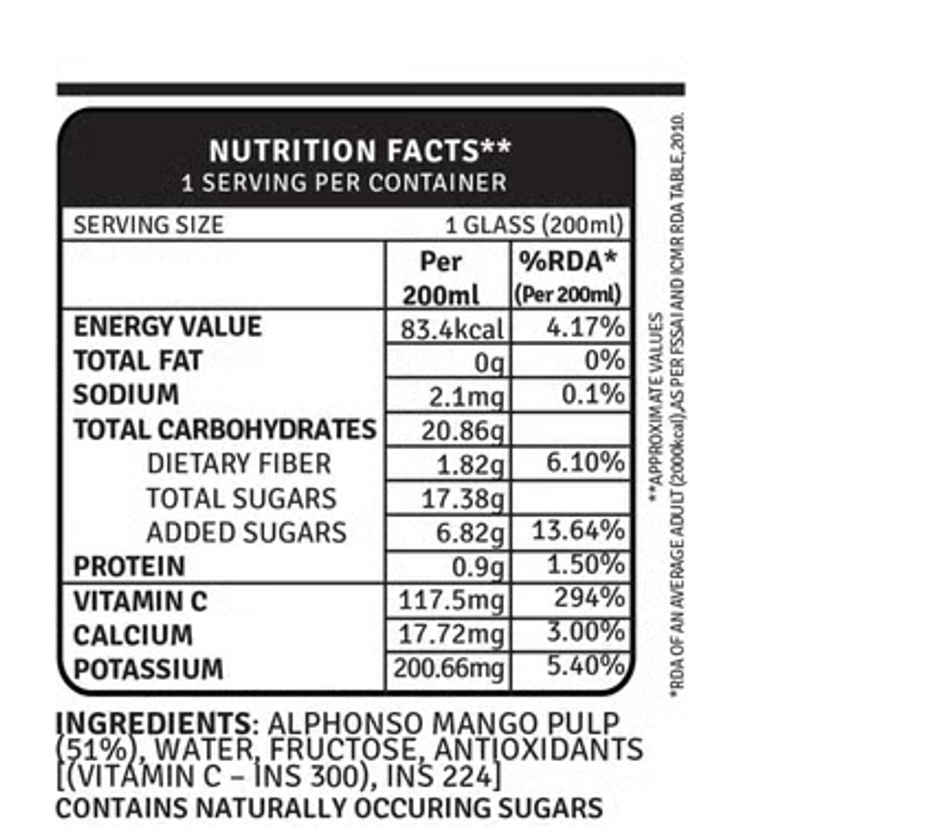 Raw Pressery Alphonso Mango Drink