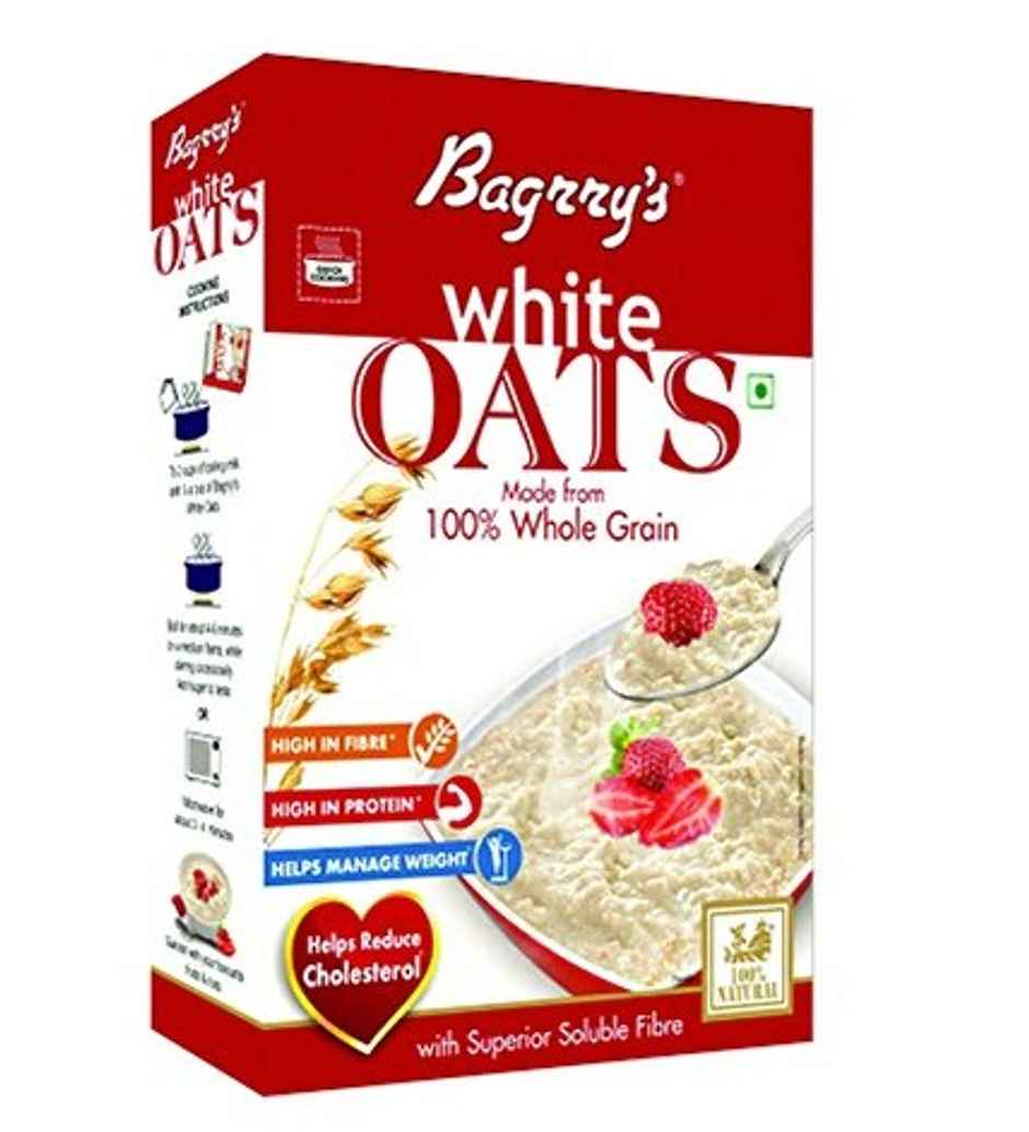 Bagrry's Oatmeal White Oats Box
