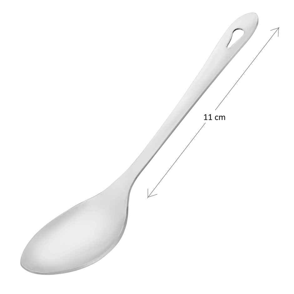 Everest Stainless Steel Desert Big Regular Spoon | Set of 6 Pcs