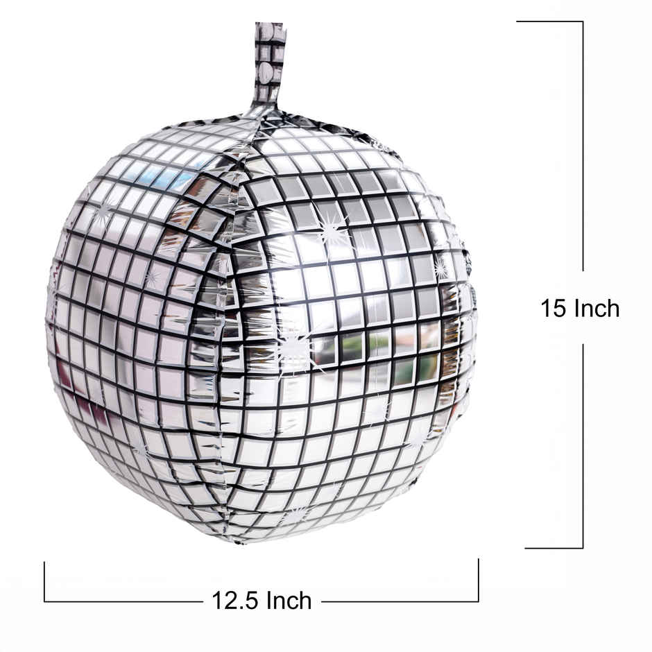 Silver Foil Disco Balloons | Party Decoration | Party Needs | Propcon