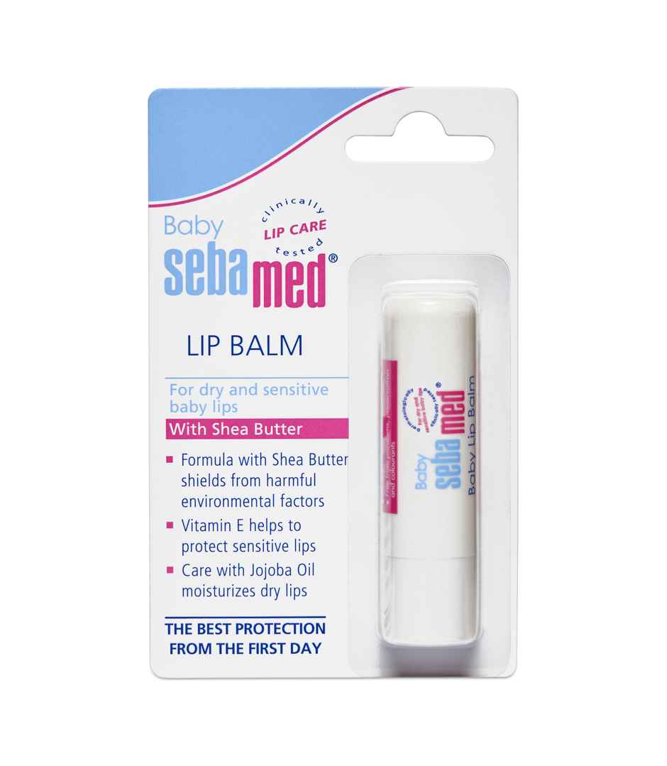 Baby Sebamed Lip Balm | Soft Baby Lips | With Shea butter, Jojoba Oil & Beeswax