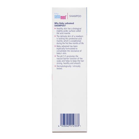 Baby Sebamed Shampoo | pH 5.5 | Ideal for Newborn's delicate scalp | No Tears